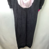 Size 8-10: H&M Black Cozy Kitty Zip-up Onesie Costume