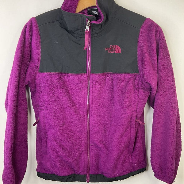 Size 8 10 The North Face Berry Pink Fleece Coat