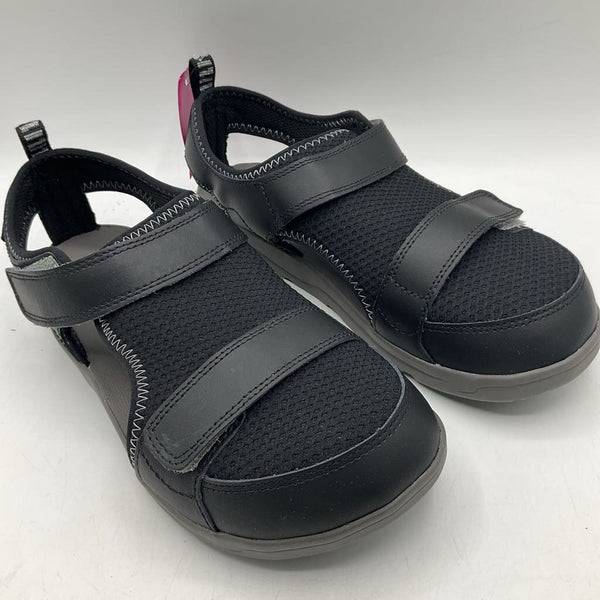 Size 5Y: Teva Black Mesh Velcro Sandals NEW