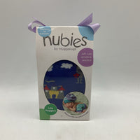 Size 0-6m: Nubies by Huggalugs Blue Castle & Knight Baby Leg Warmers NEW