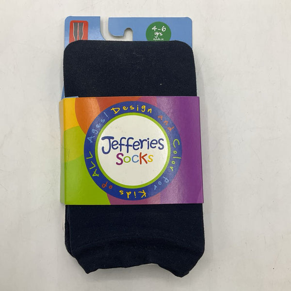 Size 4-6: Jefferies Socks Navy Blue Capri Tights NEW