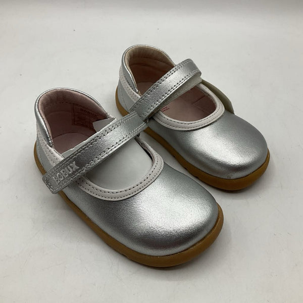 Size 5.5: Bobux Silver i-walk Mary Jane Shoes NEW