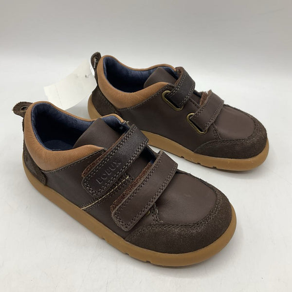 Size 10: Bobux Espresso Switch i-walk Velcro Kids Shoes NEW