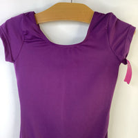 Size 6-7: Bloch Purple Short Sleeve Leotard