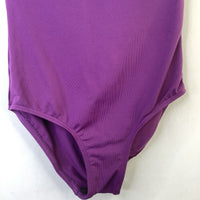 Size 6-7: Bloch Purple Short Sleeve Leotard