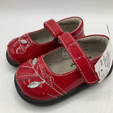 Size 4: See Kai Run Adeline, RED Patent Mary Jane Shoes NEW