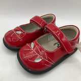 Size 5: See Kai Run Adeline, RED Patent Mary Jane Shoes NEW