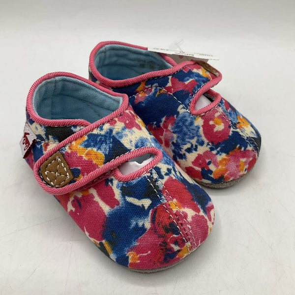 Size 0-6m: See Kai Run Cruz/Blue Watercolor Baby Shoes NEW