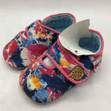 Size 0-6m: See Kai Run Cruz/Blue Watercolor Baby Shoes NEW