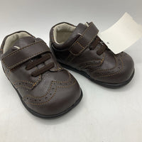 Size 4: See Kai Run Bennett, BROWN Velcro Shoes NEW