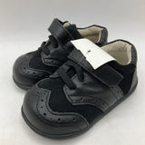 Size 4: See Kai Run Bennett, BLACK Velcro Shoes NEW