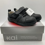 Size 10: Kai Anton/BLACK Velcro Sneaker Shoes NEW