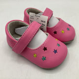 Size Sm (0-6m): See Kai Run Harriett/ HOT PINK Baby Mary Jane Shoes NEW
