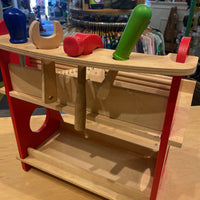 Wooden Tool Bench Set- as is