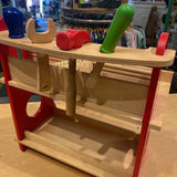 Wooden Tool Bench Set- as is