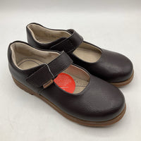 Size 12.5-13: Pediped Amelia/BROWN Mary Jane Velcro Shoes NEW