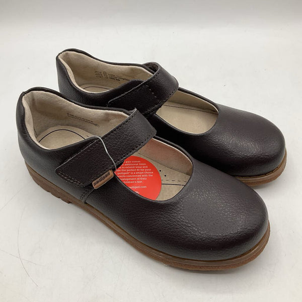 Size 12.5-13: Pediped Amelia/BROWN Mary Jane Velcro Shoes NEW