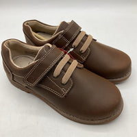 Size 12.5-13: Pediped Storm/BROWN Velcro Dress Shoes NEW