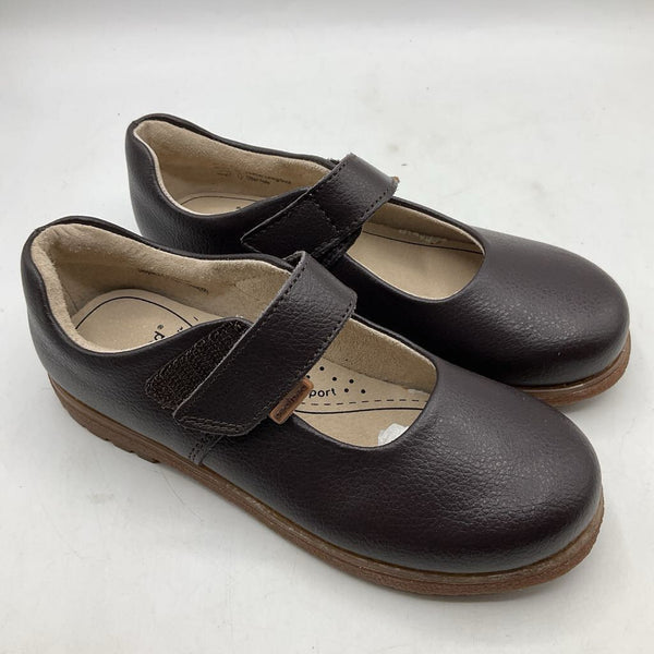 Size 13-13.5: Pediped Amelia/BROWN Mary Jane Velcro Shoes NEW