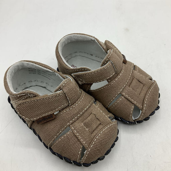 Size XS (0-6m): Pediped Harvey/GINGERSNAP Soft-Soled Baby Shoes NEW in BOX