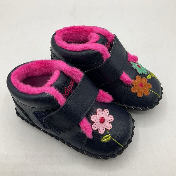 Size M (12-18m): Pediped Anyanna/FUCHSIA Soft-Soled Baby Shoes NEW in BOX