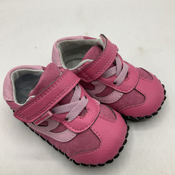 Size Sm (6-12m): Pediped Cliff/PINK Soft-Soled Baby Shoes NEW in BOX