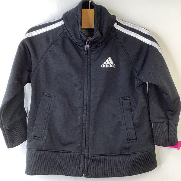 Size 9m: Adidas Black Zip-up Training Jacket