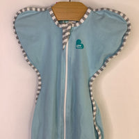 Size NB (5-8lbs): Love to Dream Light Blue Sleepsack