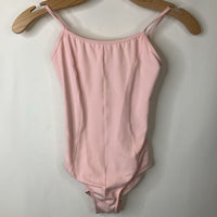 Size 12: Mirella Pink Tank Top Leotard