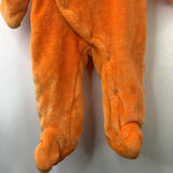 Size 6-9m: Koala Kids Orange Fuzzy Hooded Jack-O-Lantern Costume