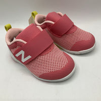 Size 6: New Balance PINK Velcro First Walker Baby Sneakers Shoes NEW