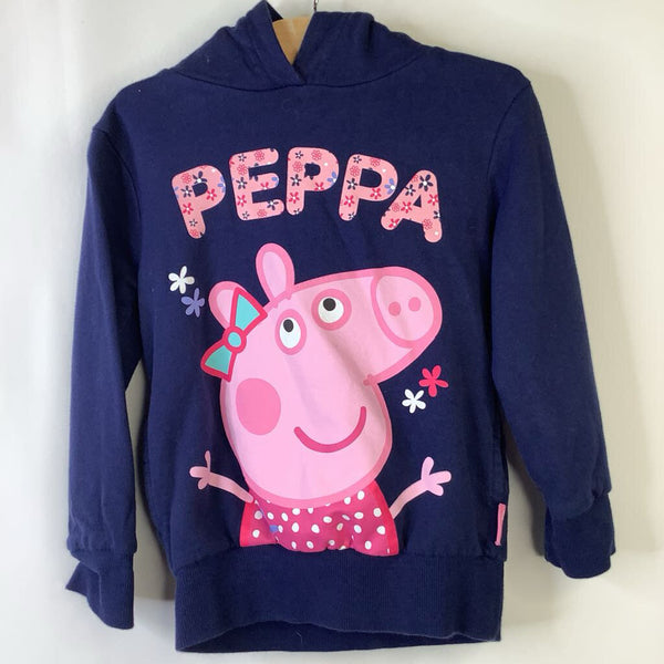 Size 6: Navy Blue Peppa Pig Hoodie