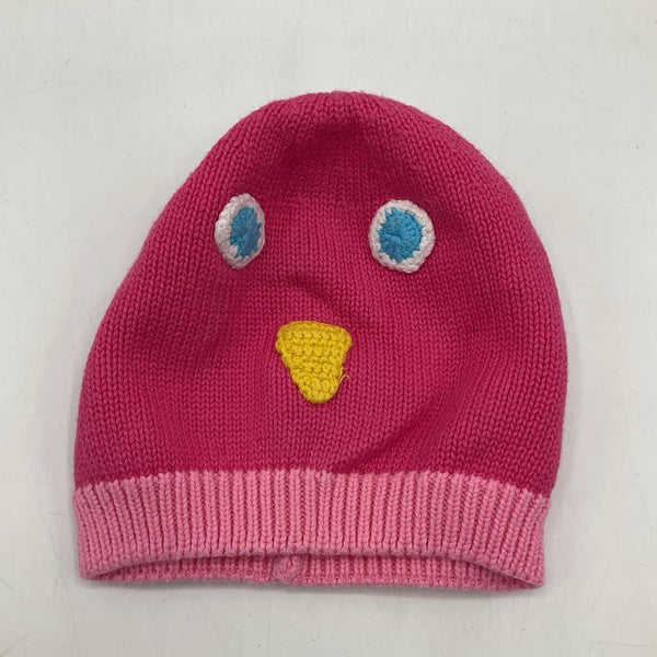 Size S: Hanna Andersson Pink Knitted Bird Beanie