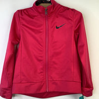 Size 4: Nike Hot Pink Zip-up Jacket