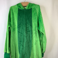 Size 6-8: Spirit Halloween Green Cozy Hooded Dragon Costume