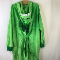 Size 6-8: Spirit Halloween Green Cozy Hooded Dragon Costume