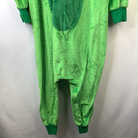 Size 6-8: Spirit Halloween Green Cozy Hooded Dragon Costume