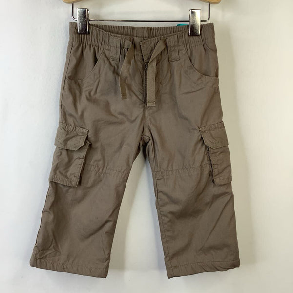 Size 6-12m: Old Navy Brown Fleece Lined Cargo Pants NEW w/ Tag