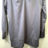 Size 1X: Latched Mama Grey Cozy Long Sleeve Nursing Shirt