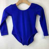 Size 8: Blue Long Sleeve Leotard