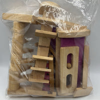 Bag Of Wooden Doll House Fixtures