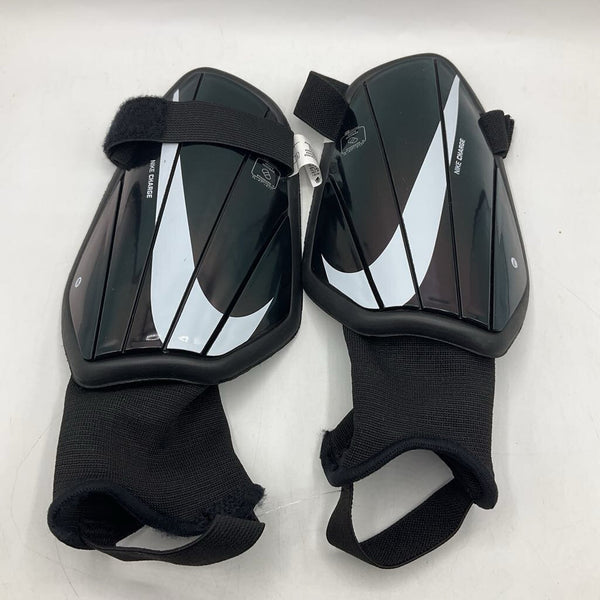 Size L: Nike Charge Black Soccer Shin Guards