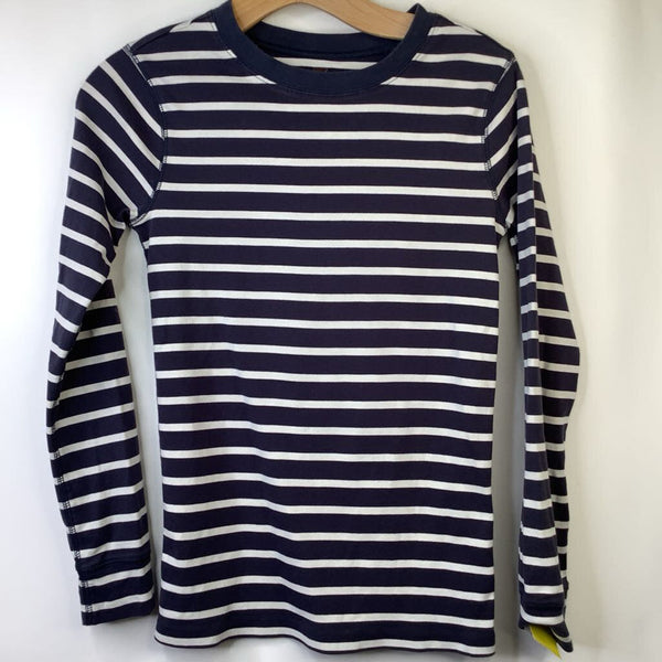 Size 16: Tea Collection Navy Blue & White Striped Long Sleeve T