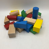 Gallon Bag Colorful Wooden Building Blocks