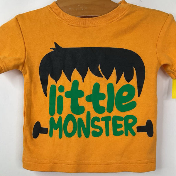 Size 18-24m: The Spunky Storm Yellow 'Little Monster' T-Shirt
