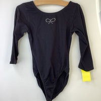 Size 6: Just Imagine Black Long Sleeve Leotard