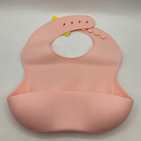 Light Pink Silicone Bib