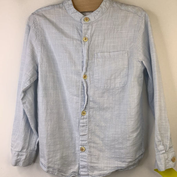 Size 5-6: Zara Light Blue Button up L/S Shirt