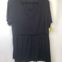 Size XL: Small Show Black Nursing T-Shirt