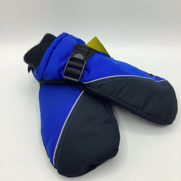 Size 4-7: Champion Blue/Black Insulated Mittens